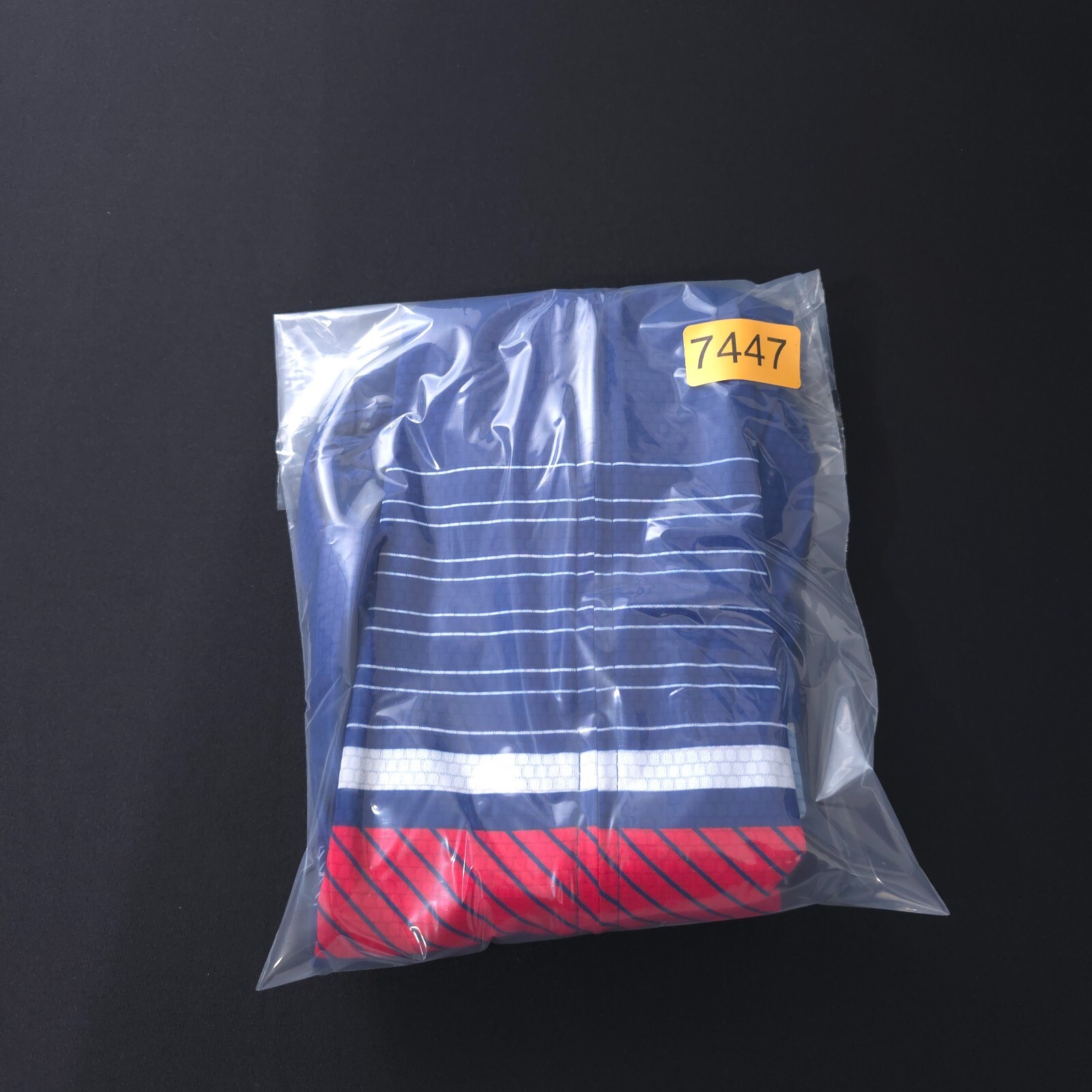 Runhil Clothing USA Men XLarge Cycling Bike Jersey Shirt Red White Blue Pockets