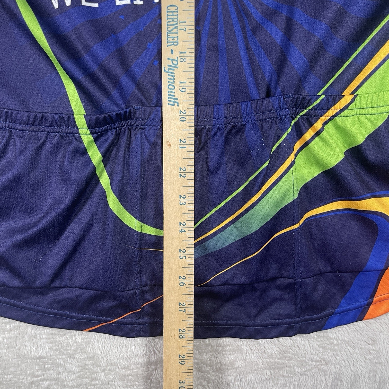 CCN Sport Cycling Jersey Aero Mesh Men’s XXL Team Lockton Racing Blue
