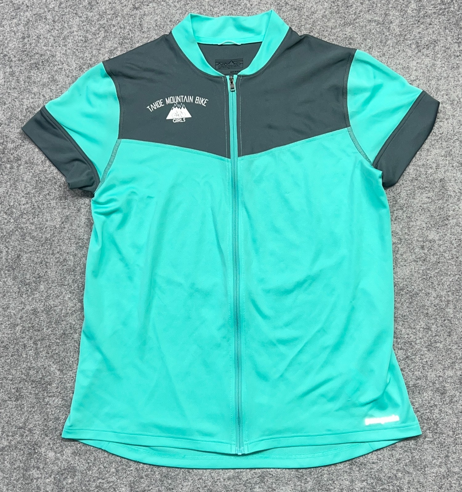 PATAGONIA WOMEN’S CRANK CRAFT FULL ZIP + Tahoe Mountain Bike Girls sz L Jersey