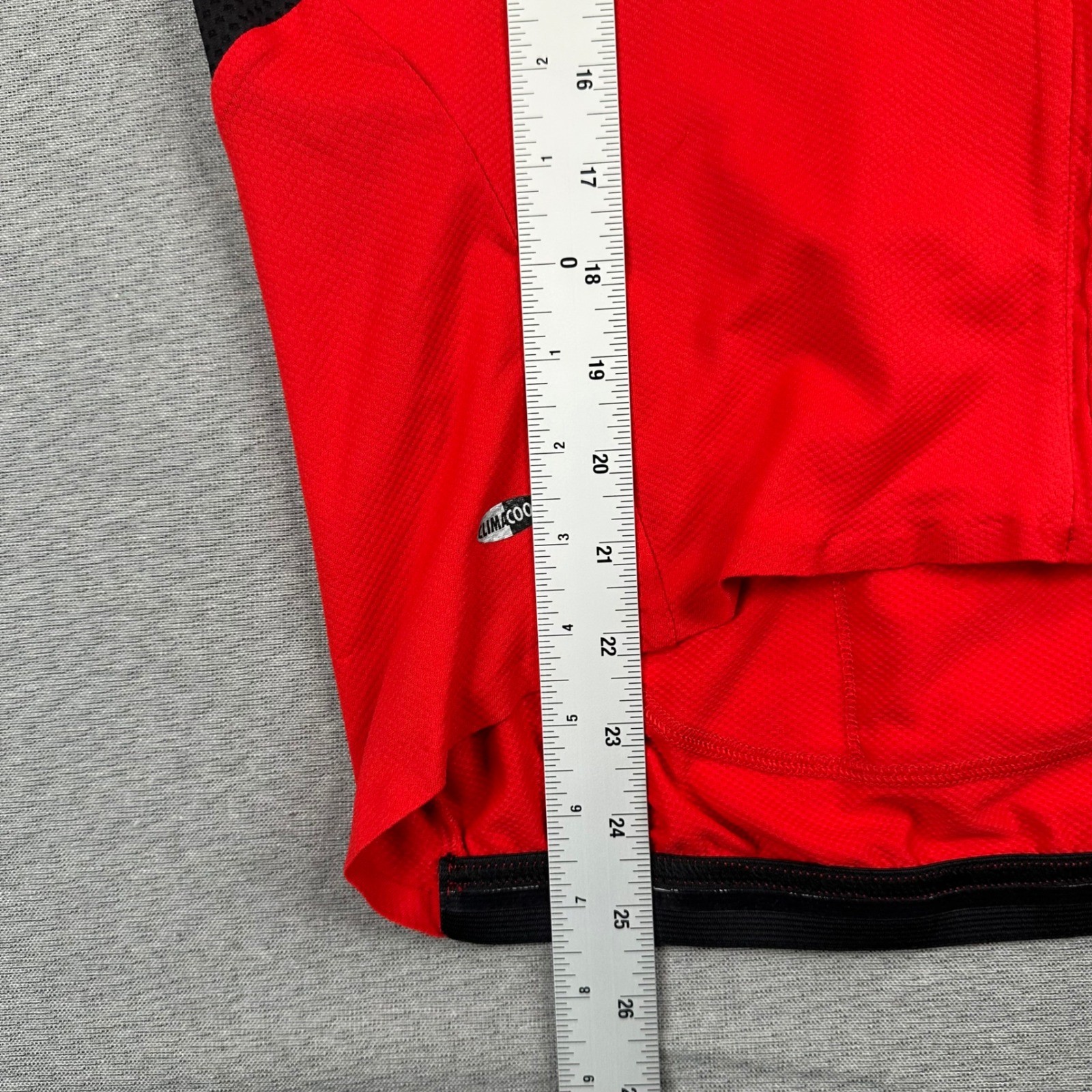 Adidas Formotion ClimaCool Cycling Jersey Men XL Red Black Full Zip Short Sleeve