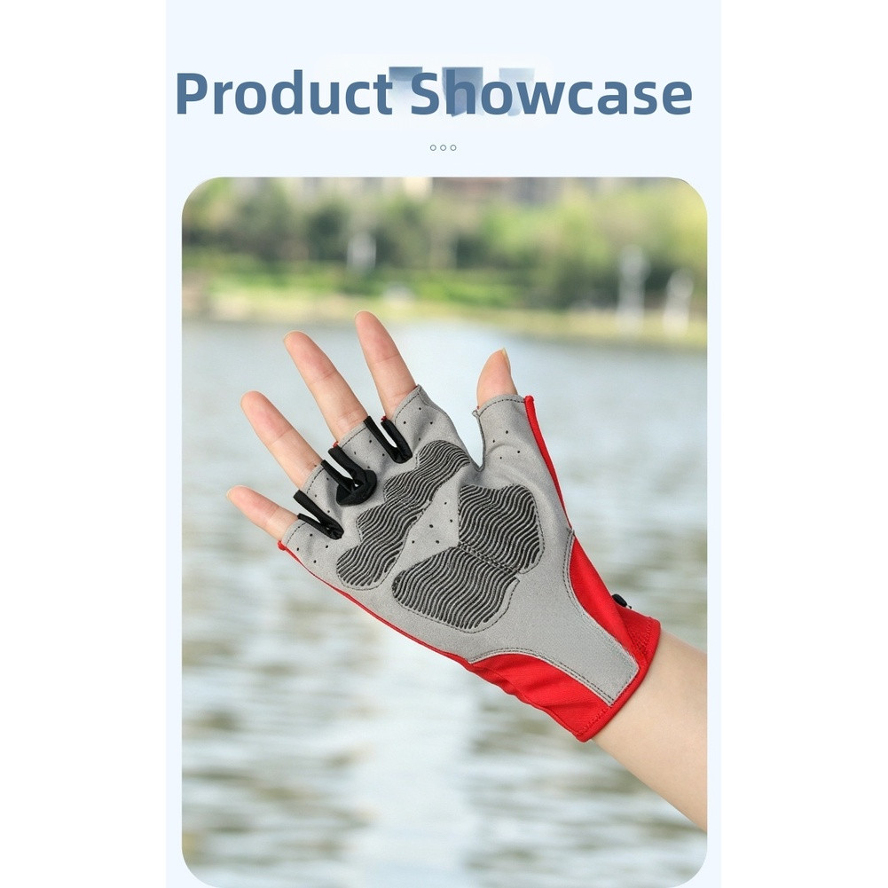 Debris Prevention For Summer Cycling Cycling Gloves Reinforced Palm Padding