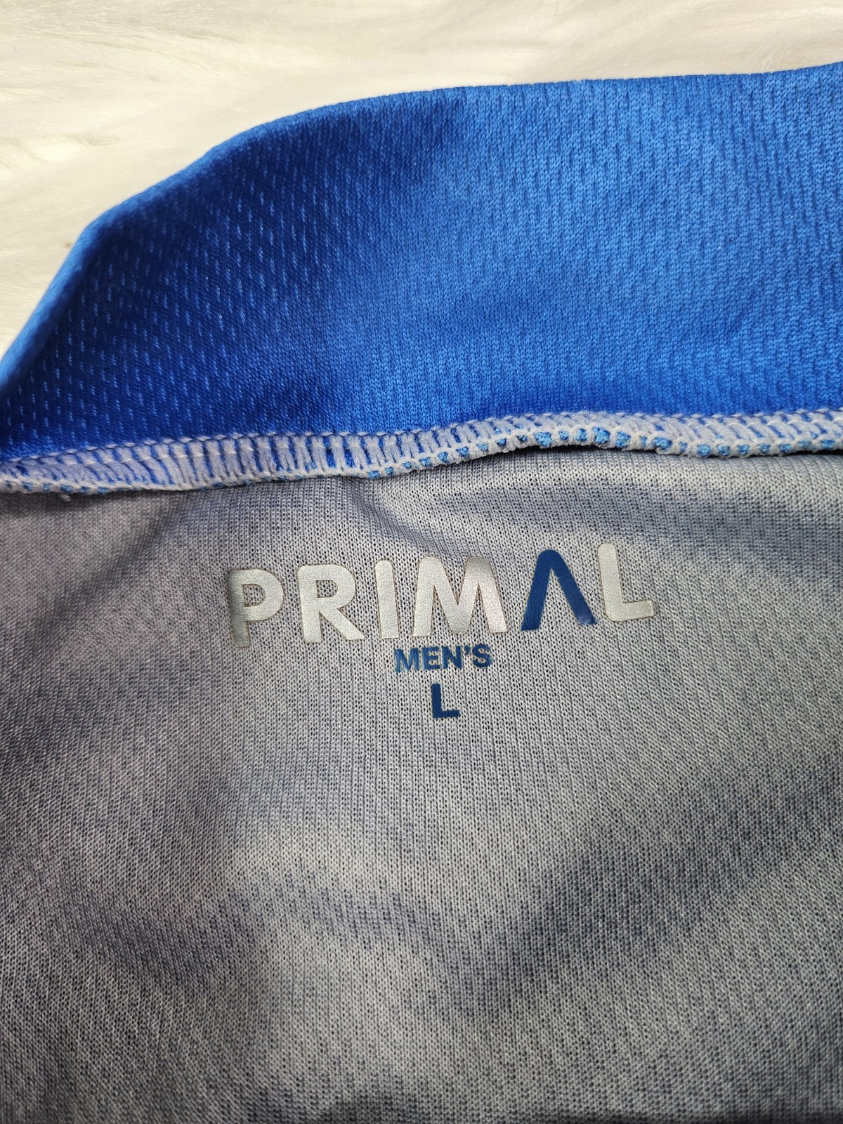 Primal Men’s L Cycling Short Sleeved Jersey W/pockets 3/4 Zip