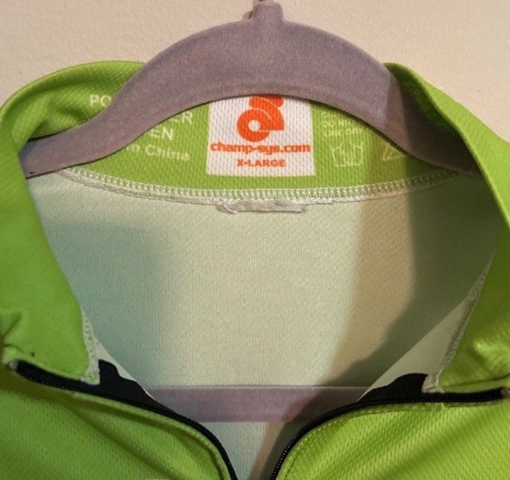 Allspeed Cycling Jersey Full Zip Back Pockets Elastic Waist Women’s Size XL