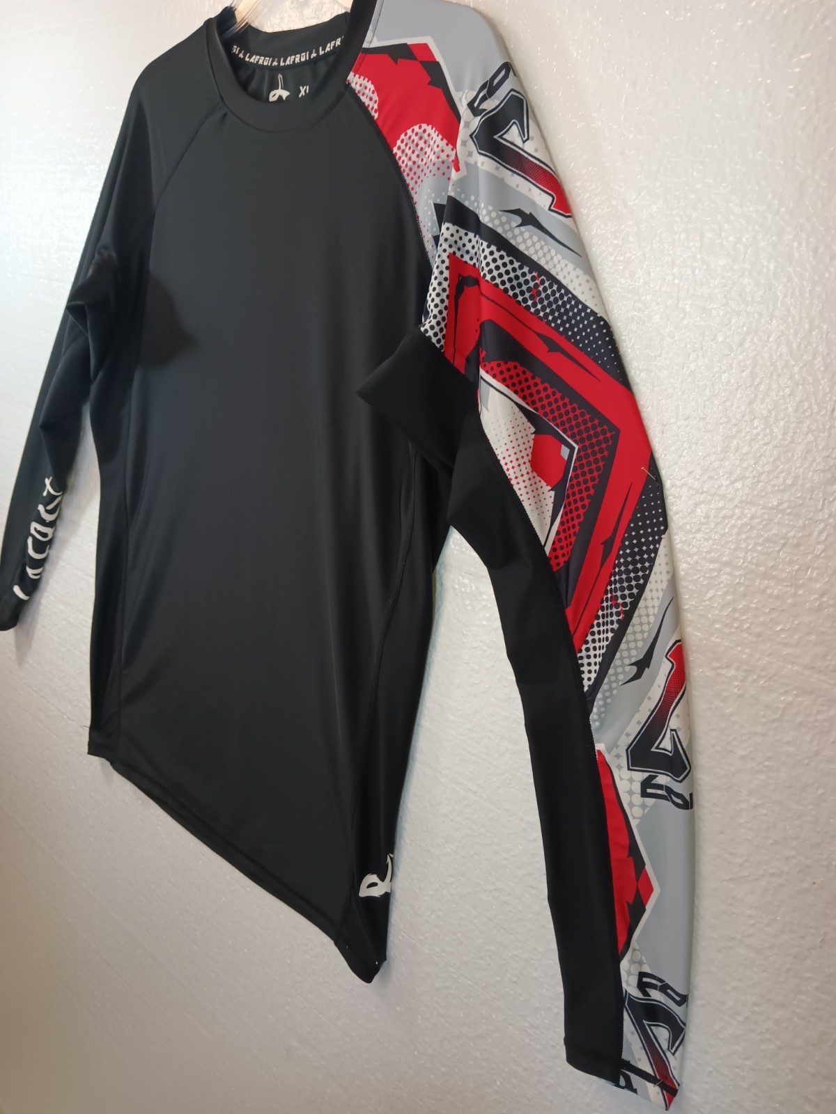 Mens Lafroi Preformance Burst Cycling Top Size XL Long Sleeve Compression