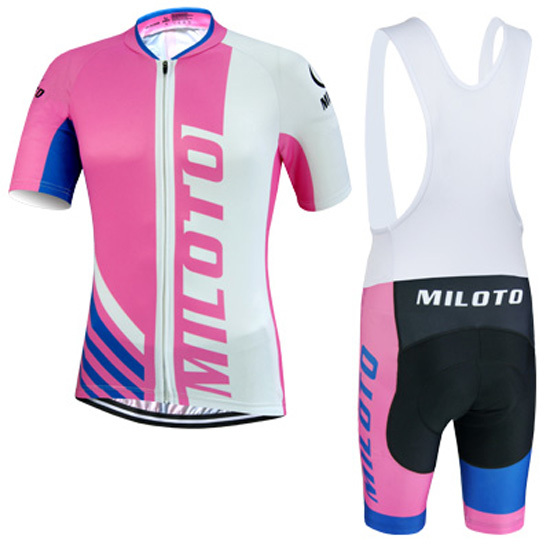 Pink Women’s Cycling Jersey and (Bib) Shorts Padded Kit Bike Bicycle Wear S-5XL