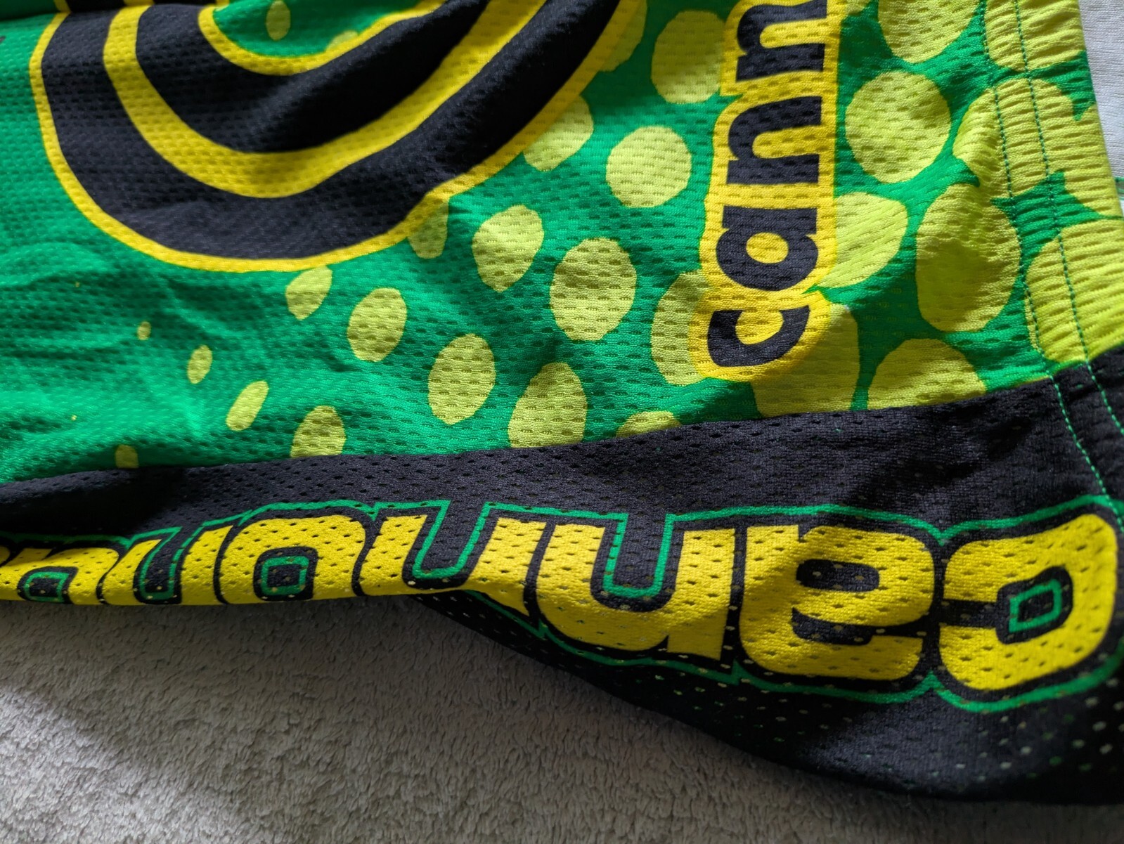 CANNONDALE Cycling Jersey Mens S Small Bicycle Green Black Yellow
