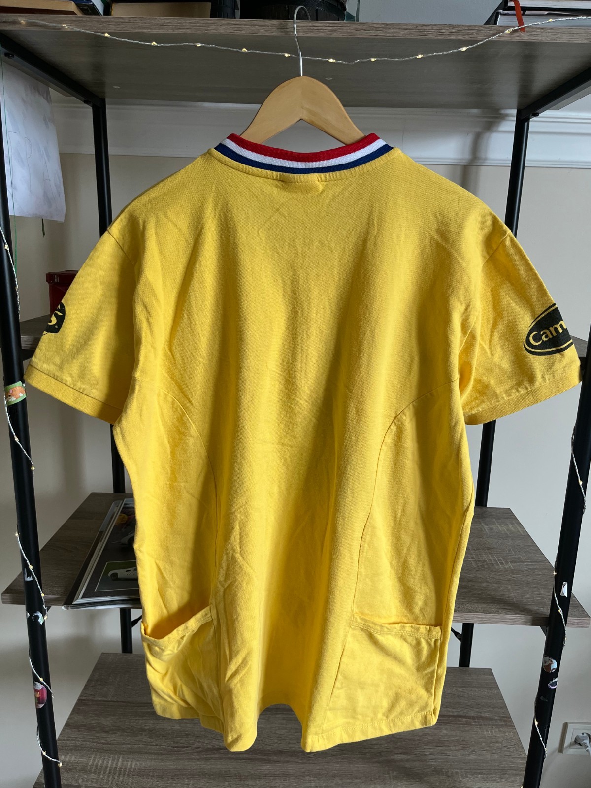 Tema Lotto Netherlands Jumbo Retro Cycling Shirt Cotton Yellow Jersey Cycle 2XL