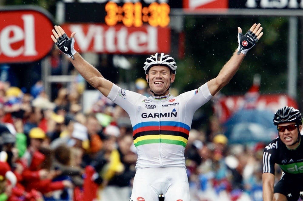 World Champion 2010 Garmin Cervélo 2011 Hushovd Tour de France TDF cycling…