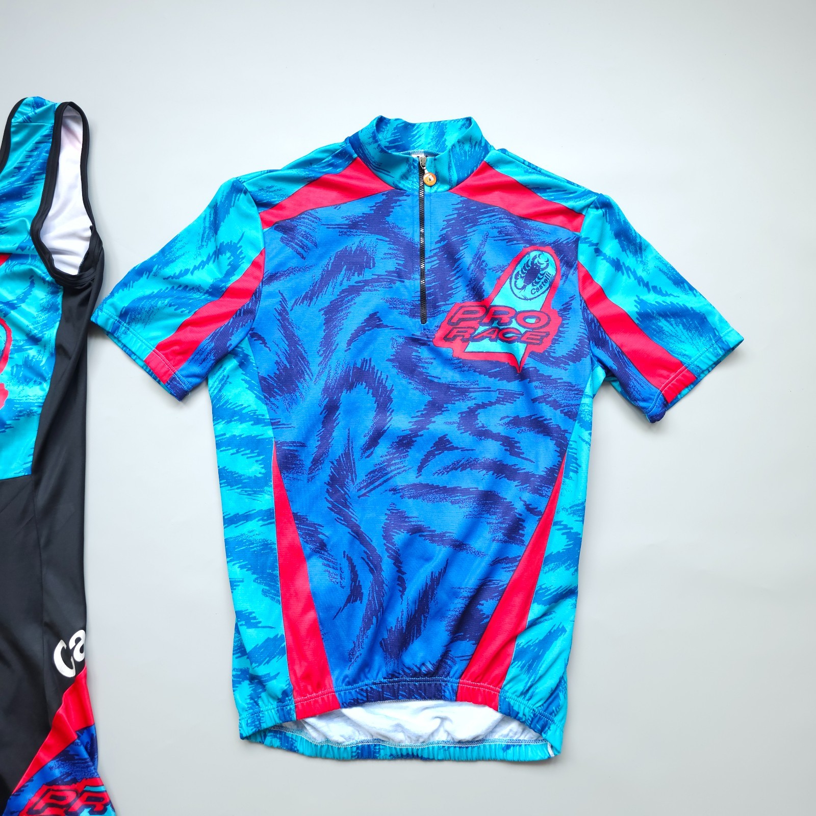 Vintage Castelli Cycling Jersey Bibs Set CoolMax Mens size L