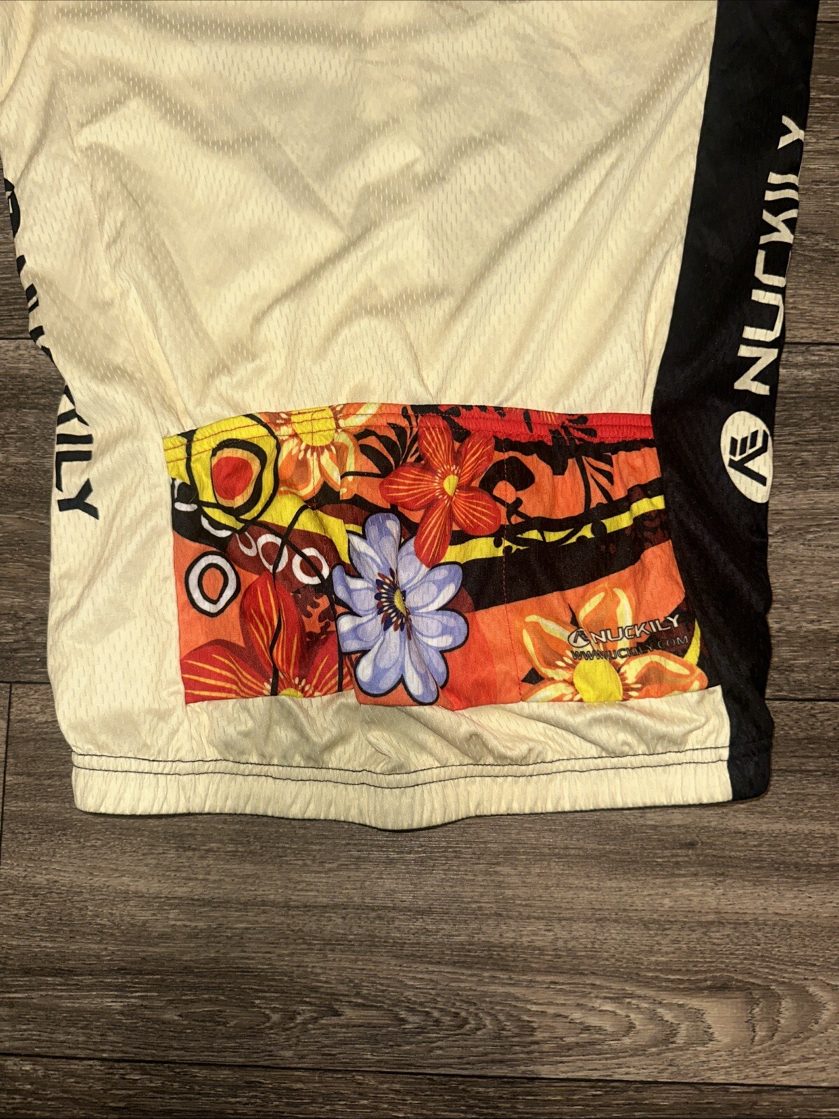 Nuckily Cycling Jersey Women’s Large Tan Black #TT