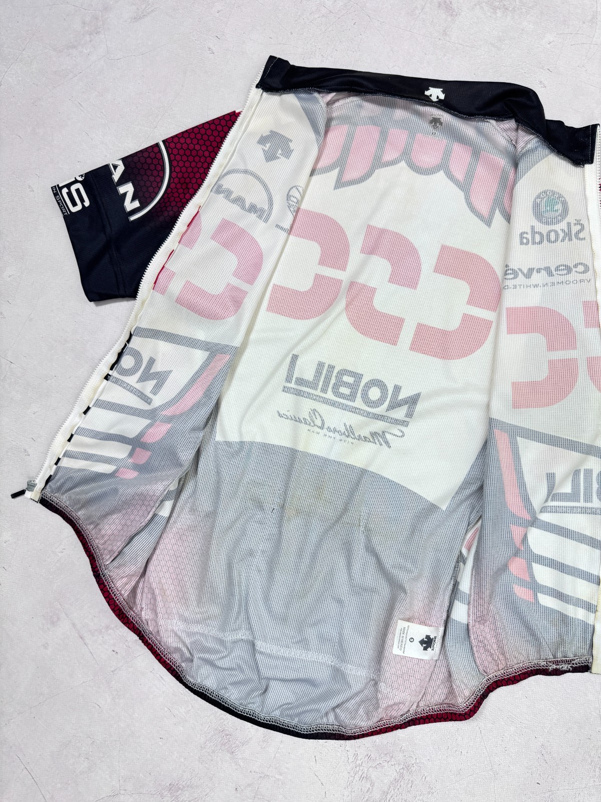 Descente CSC Skoda Man UCI 2006 Nobili Sis Cervelo Cycling Jersey size Small