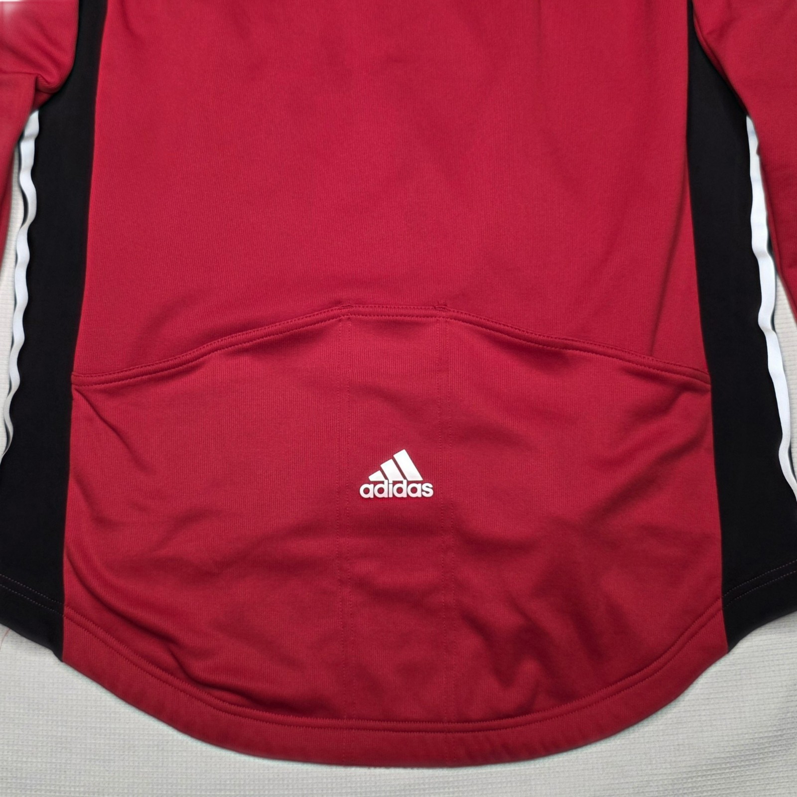 Adidas adiStar Men’s Cycling Jersey LS XL Red Black ClimaWarm