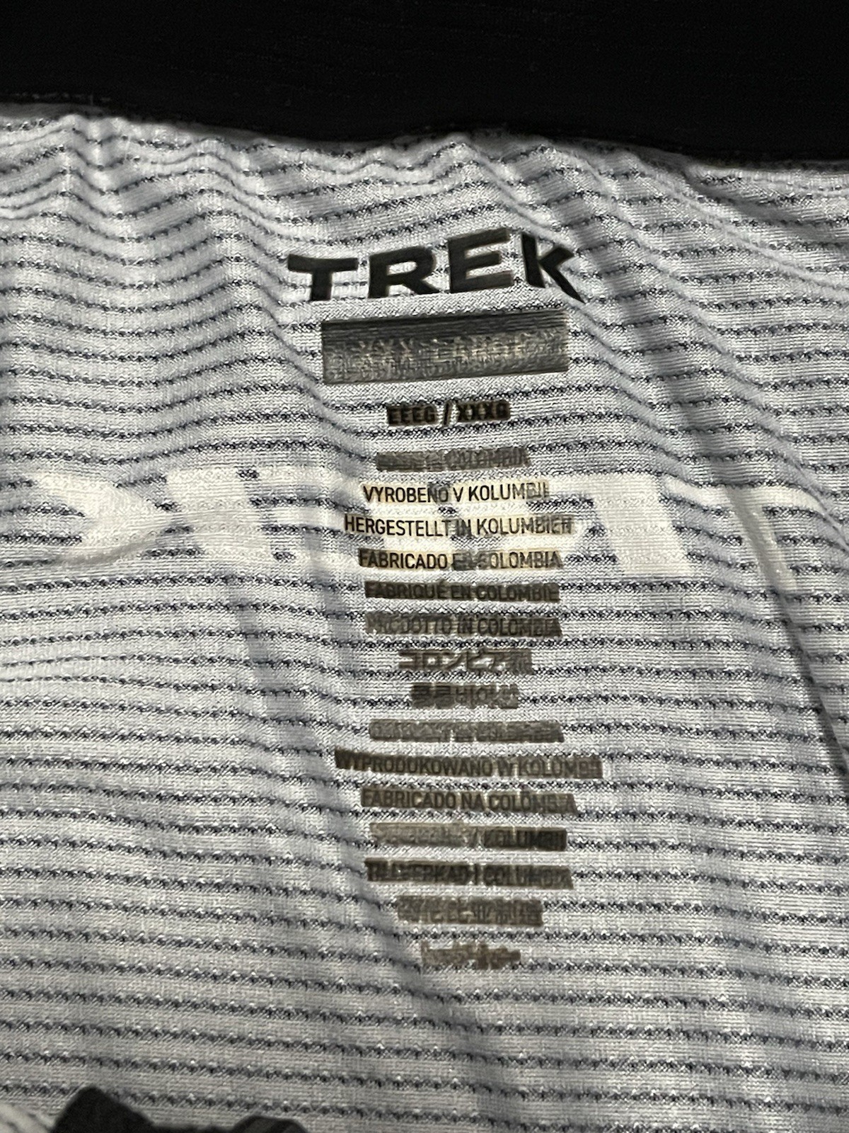Trek Cycling Jersey Pride Rainbow Stripe Short Sleeve Full Zip Men’s 3XL XXXL