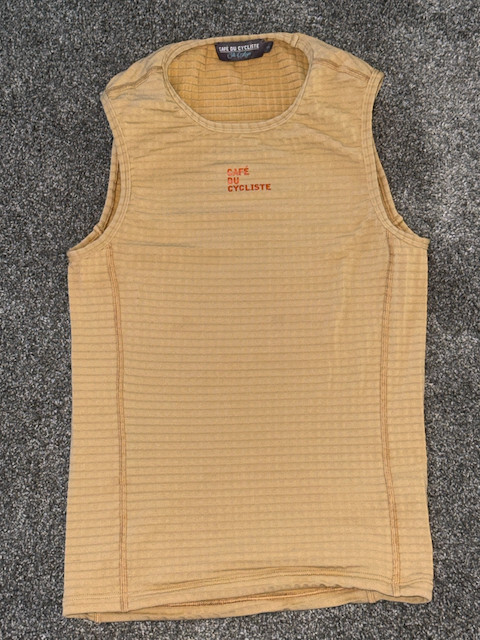 Cafe du Cycliste Cote d’Azur Mens Sml Coline Sleeveless Stretch Thermal Top NWOT