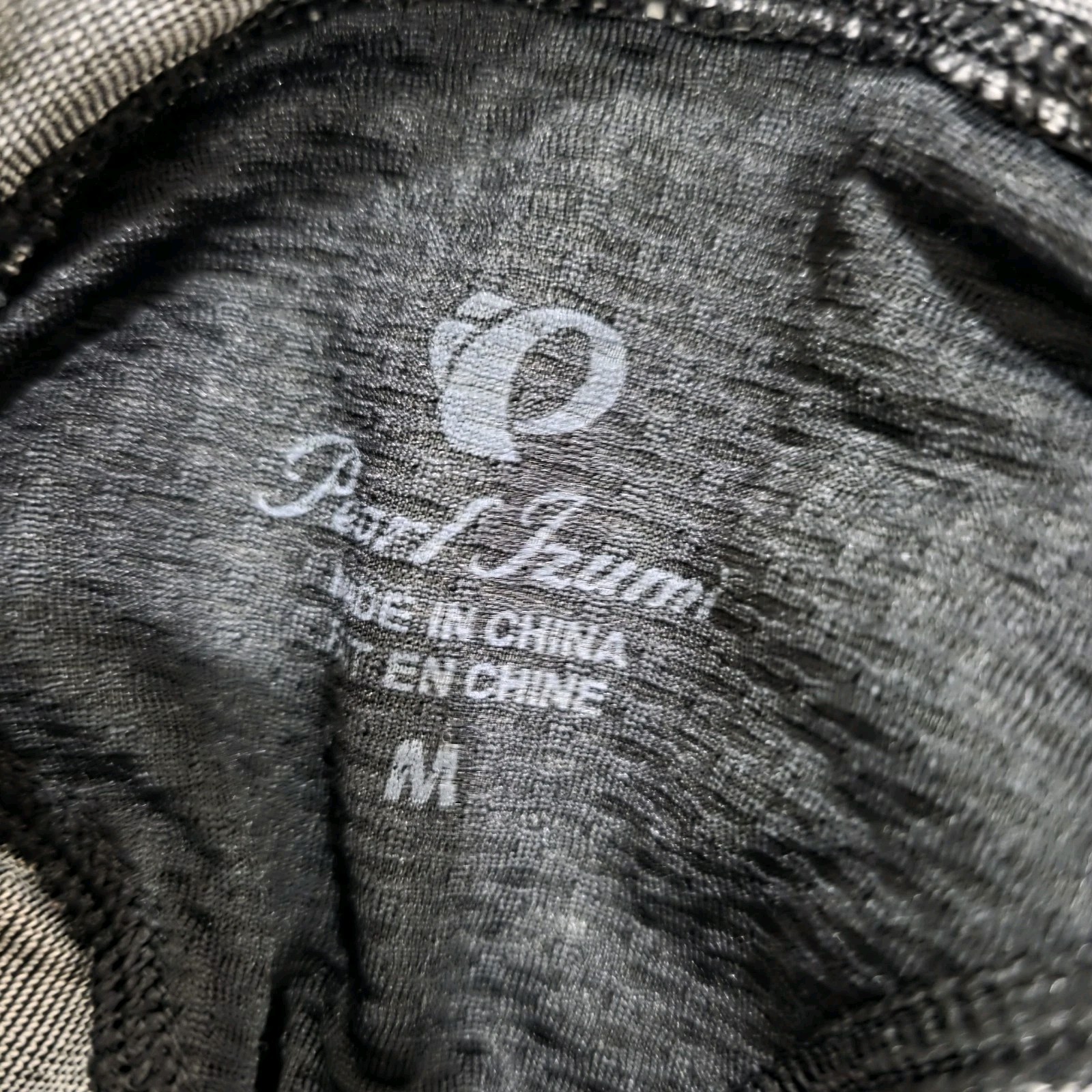 Pearl Izumi Hooded Long Sleeve Cycling, Running Shirt Gray Stretch Size Medium