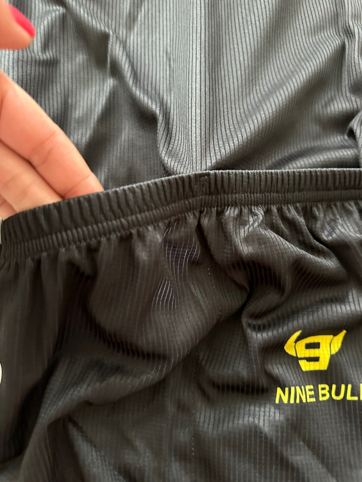Nine Bull Bicycle Cycling Men Long Sleeve Camo Back Pockets Shirt Size XL Zip
