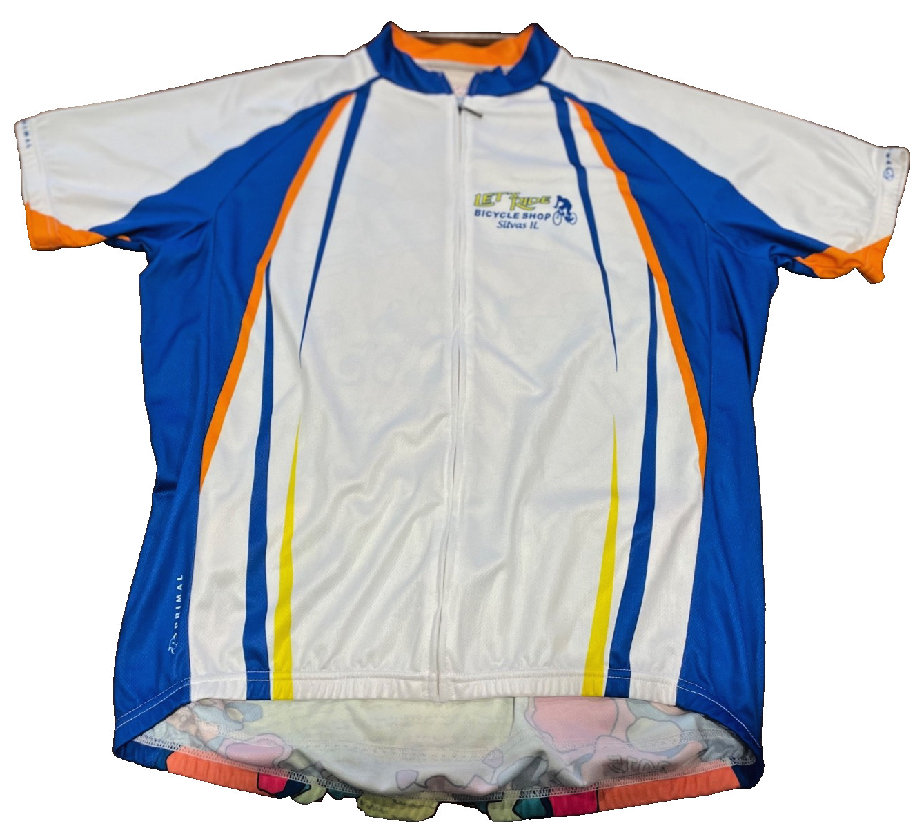 Let’s Ride Bicycle Shop Cycling Jersey Size XL – Colorful Primal 2015