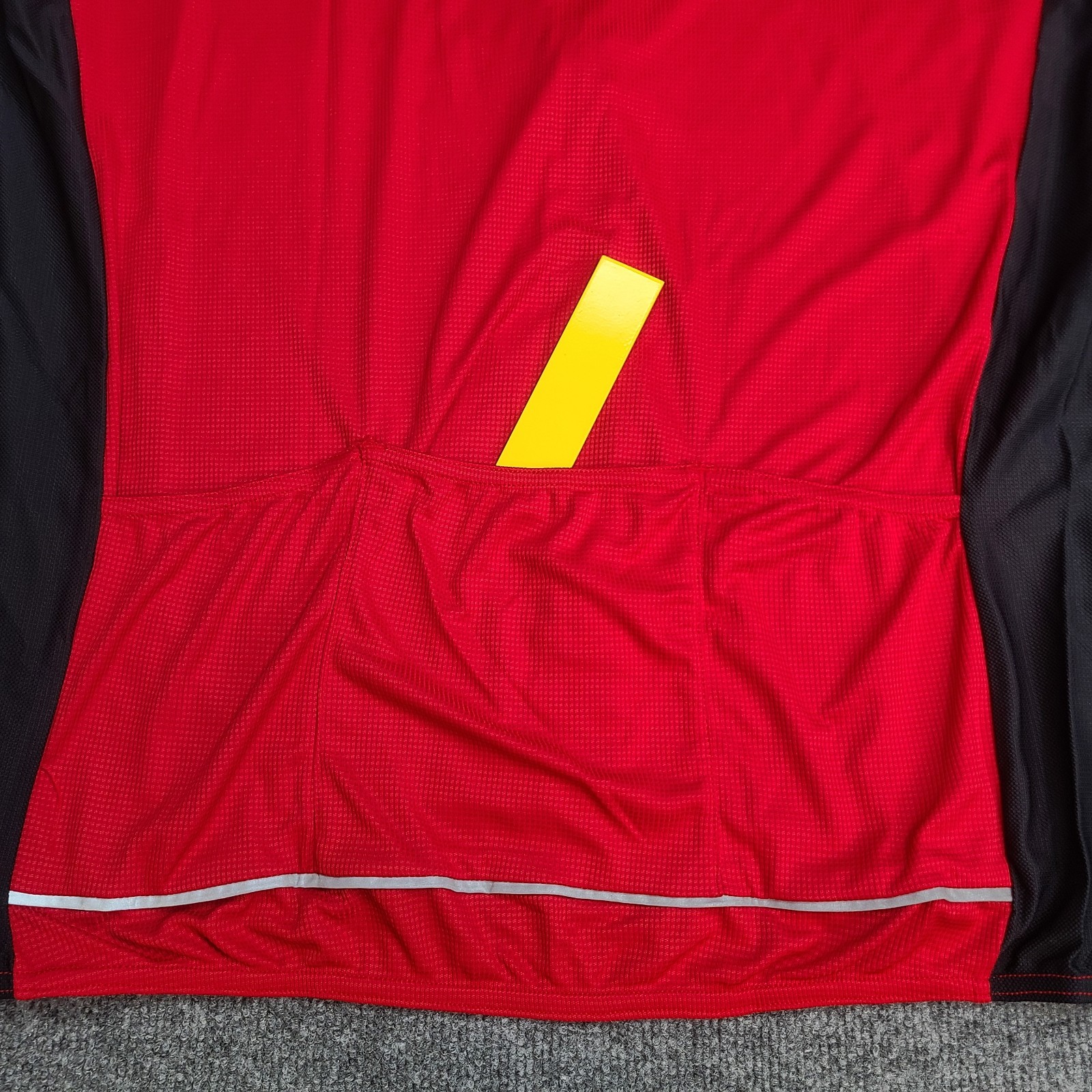 Performance Shirt Mens Large 2XL XXL Red Gray Zip SS Ultra Cycling Jersey New