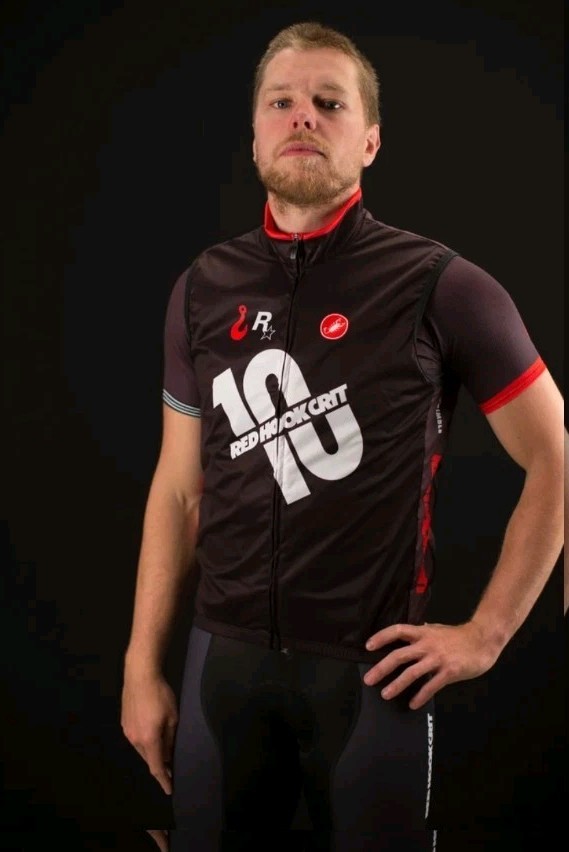 Brooklyn No.10 Castelli Rockstar Wind Vest Cycling Full Zipper Men’s Large Black