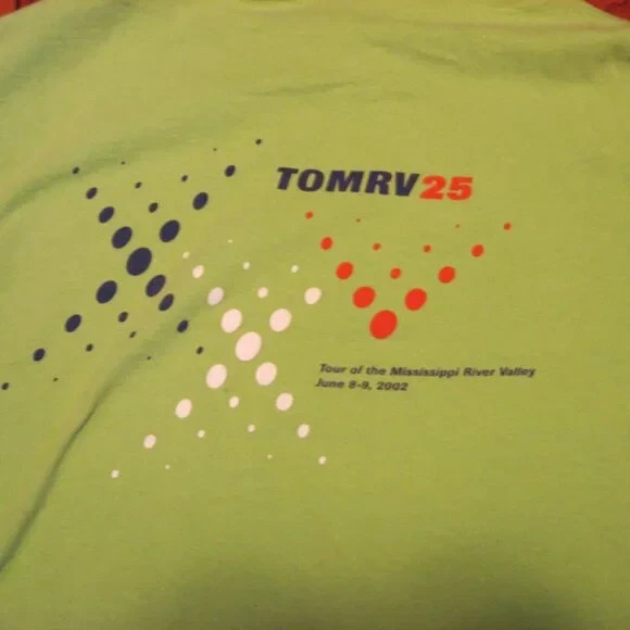 TOMRV 25 Men’s Cycling T-Shirt from June of 2002 size medium