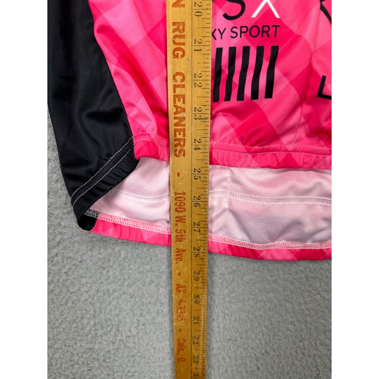 NEW PRIMAL Shirt Mens Large Pink White Colorblock Cycling Jersey Short Sleeve