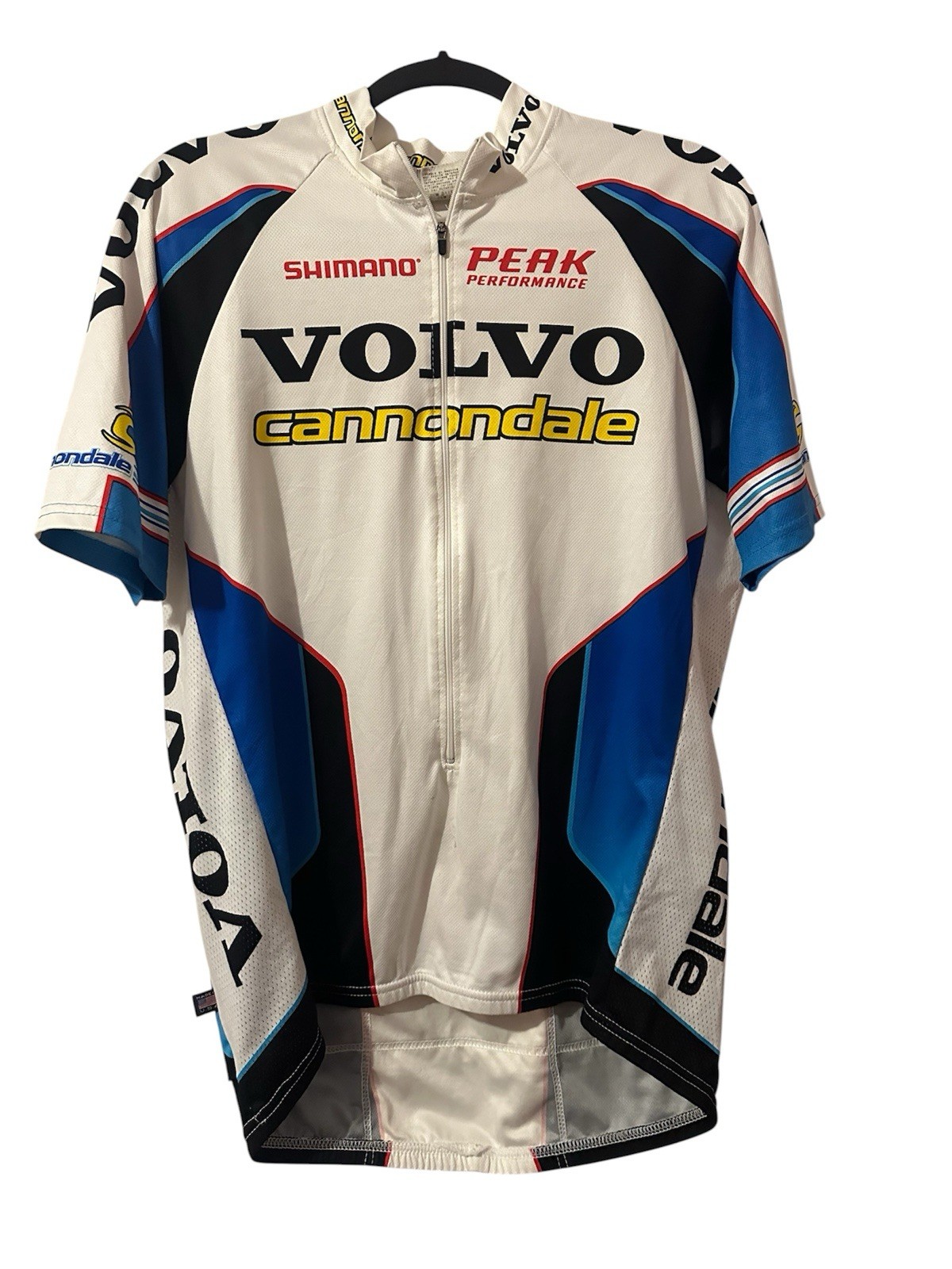Vintage Cannondale Shimano Volvo Cycling Jersey Size Xl