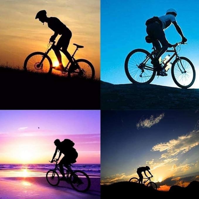 Mens Bike Shirts and Cycling Bibs Short with 20D Gel Pad Biking Clothing Set-L