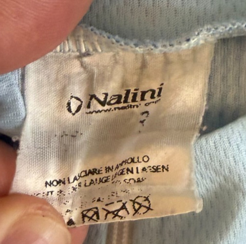 Cycling Nalini Uci Pro Tour Gerolsteiner Jersey Size M measurements in the photo