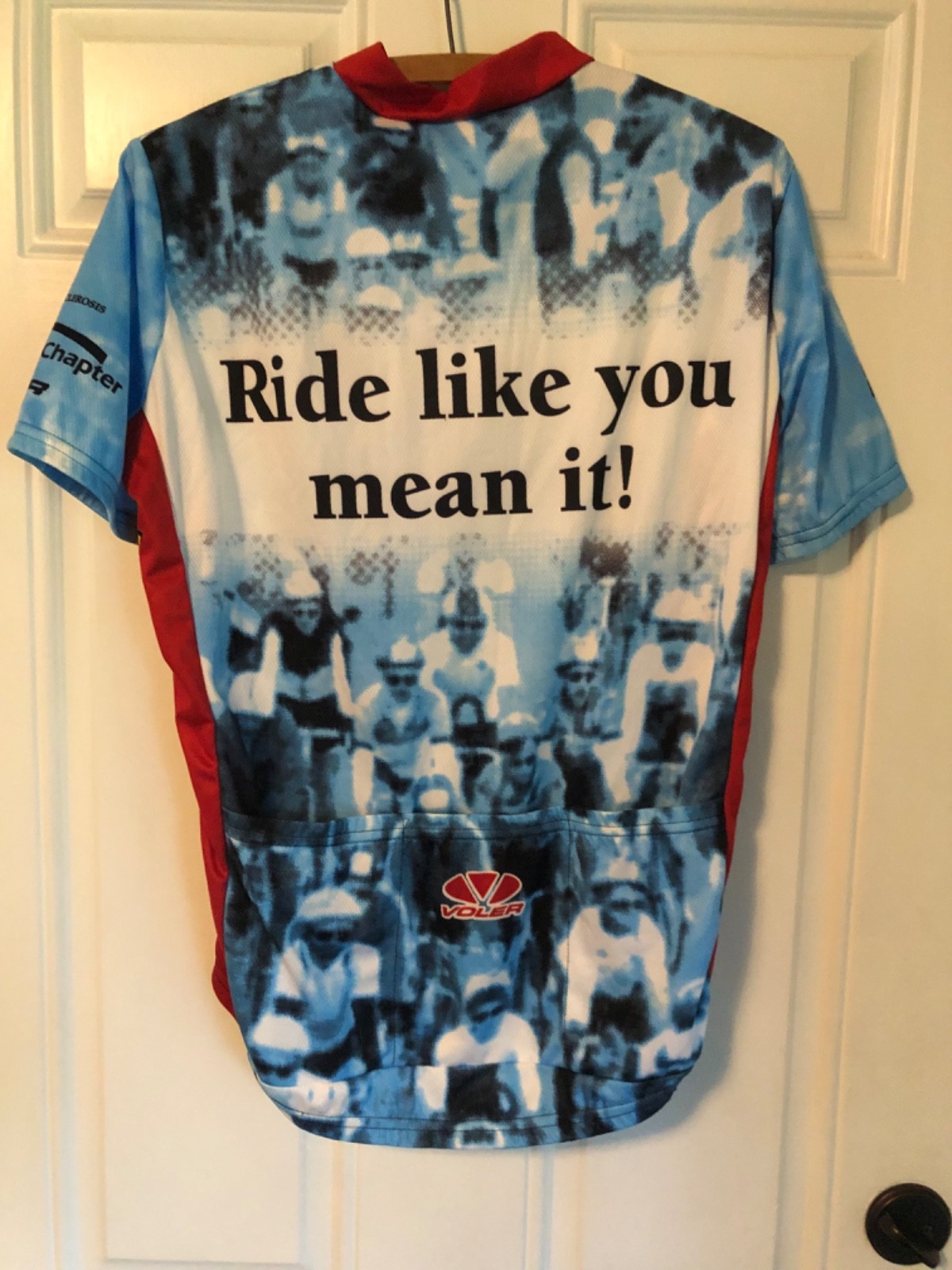 Voler bike cycling jersey EUC Medium MS 150 bike tour ride like you mean it