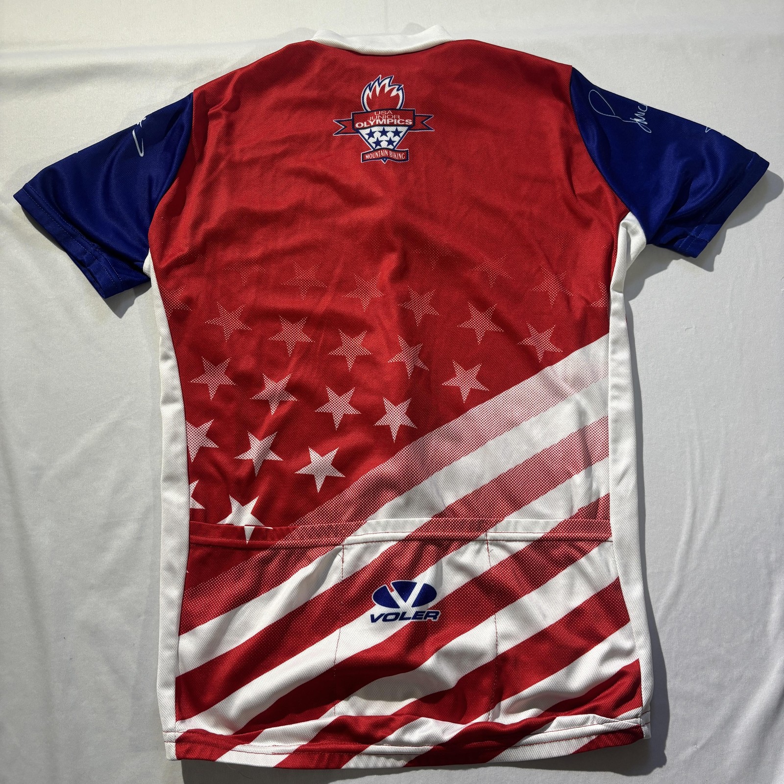 Voler USA Cycling USPS Junior Olympics Jersey Small Made in USA Zip Front
