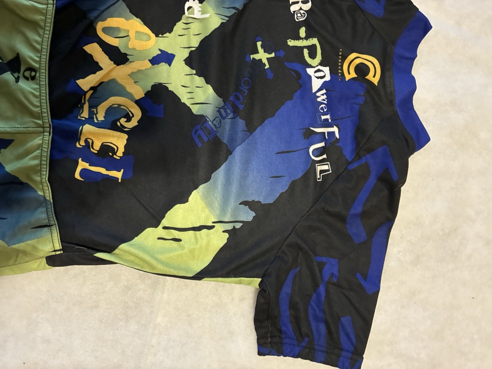Cannondale Extreme C Racing Jersey Shirt Mens Medium USA 1/4 zip