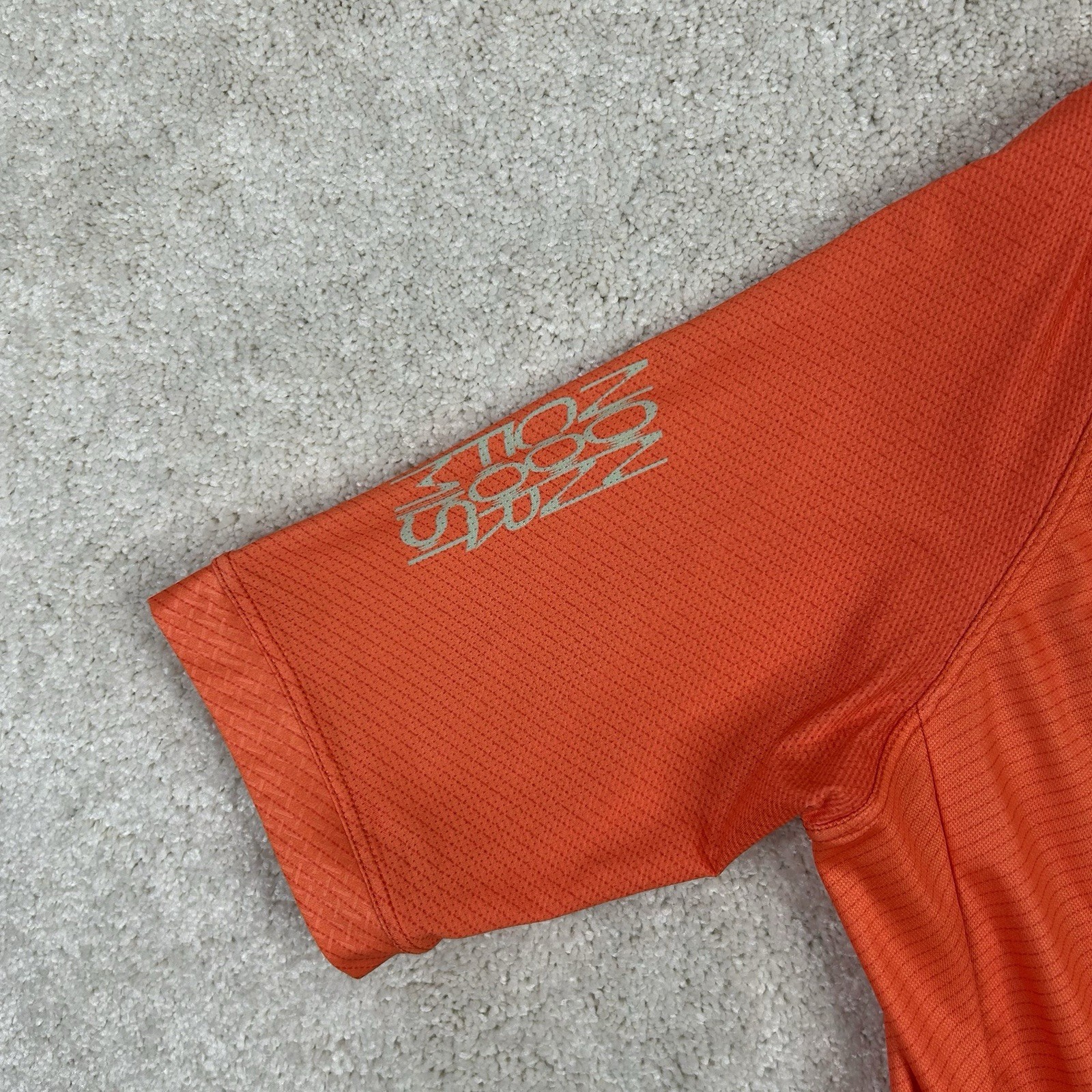 GOBIK Men’s Stark ReEssentials Tangerine Orange Full Zip Cycling Racing Jersey L
