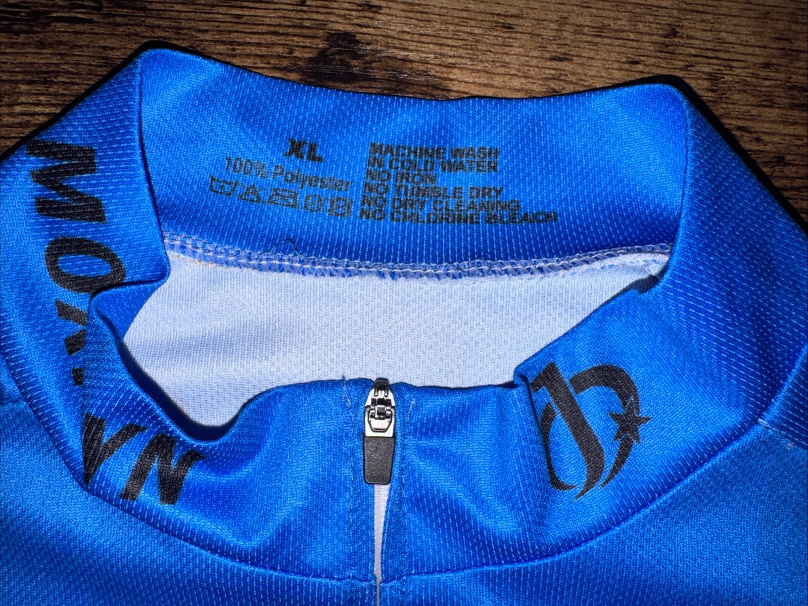 Weimostar cookie monster cycling jersey elastic waist size XL Blue