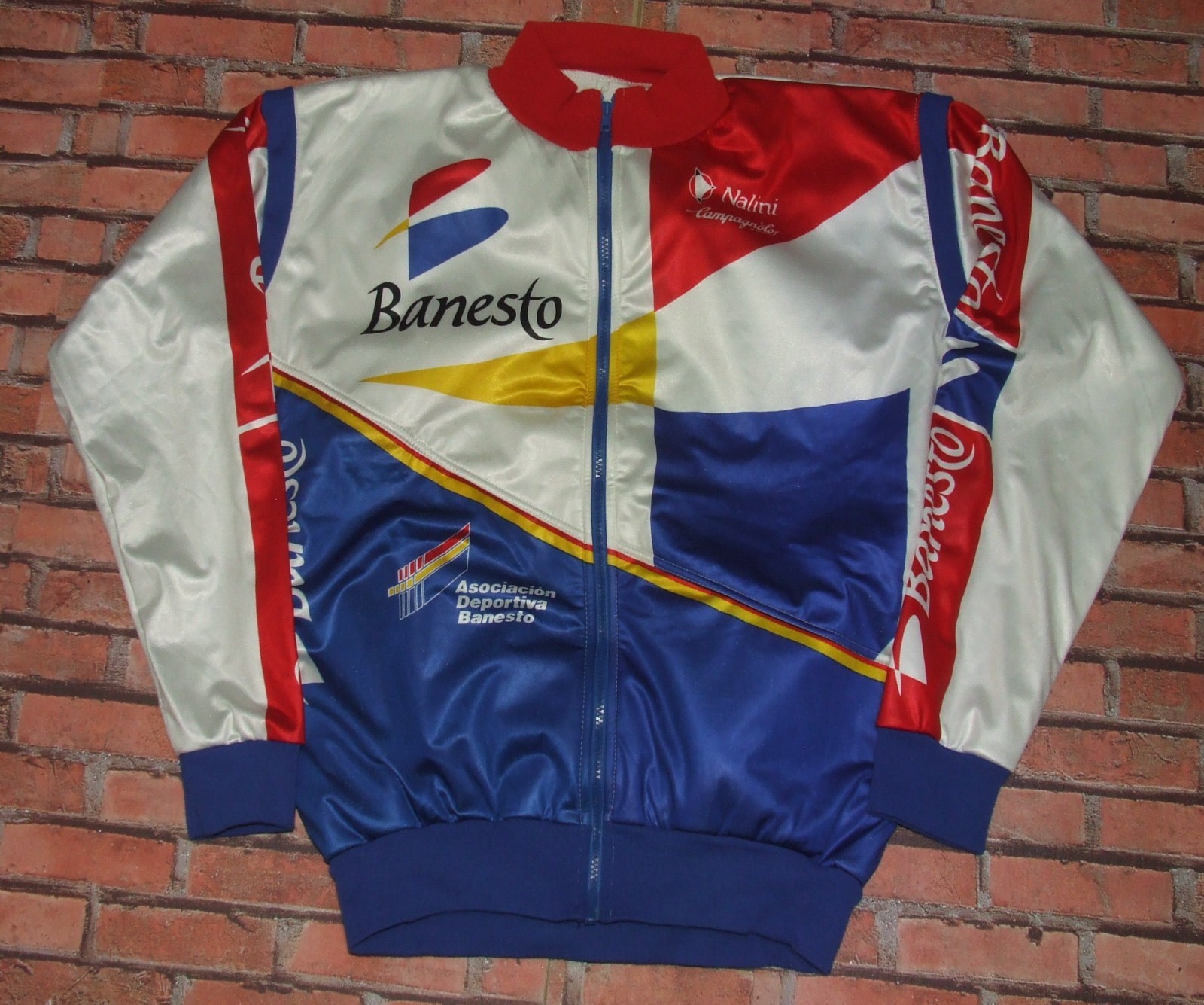 Banesto Nalini Bike Jersey Jacket Cycling Fleece Synthetic Size XL