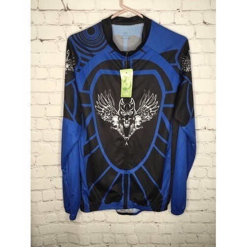 NWT Full Zip Long Sleeve Cycling Jersey Shirt Unisex Adult XXL China