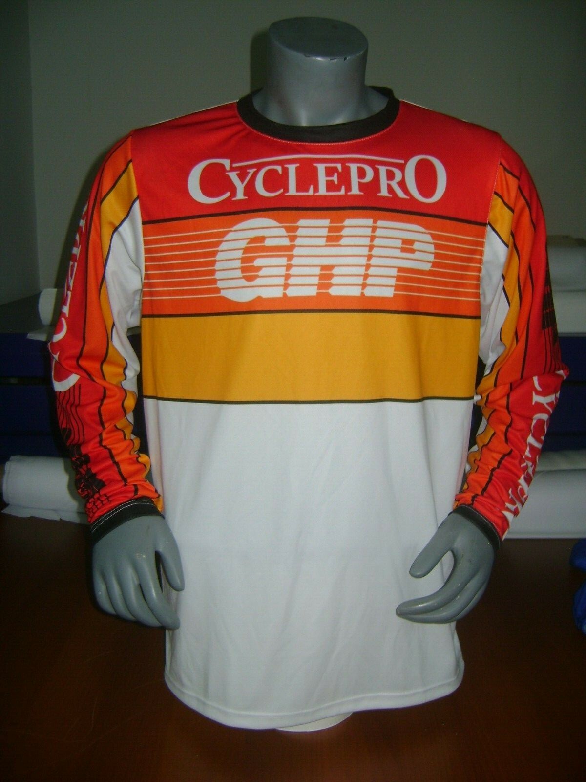 GHP CYCLEPRO OLD SCHOOL BIKE JERSEY CLASSIC BMX JERSEY RACE BIKE SHIRT BMX XL