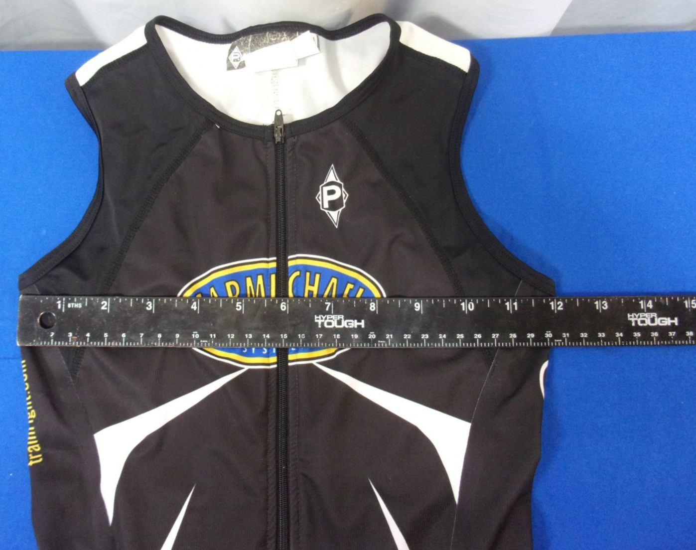 DESIGNER PANACHE CARMICHAEL TRAINING SYSTEMS CYCLING BLACK SUIT SIZE SMALL