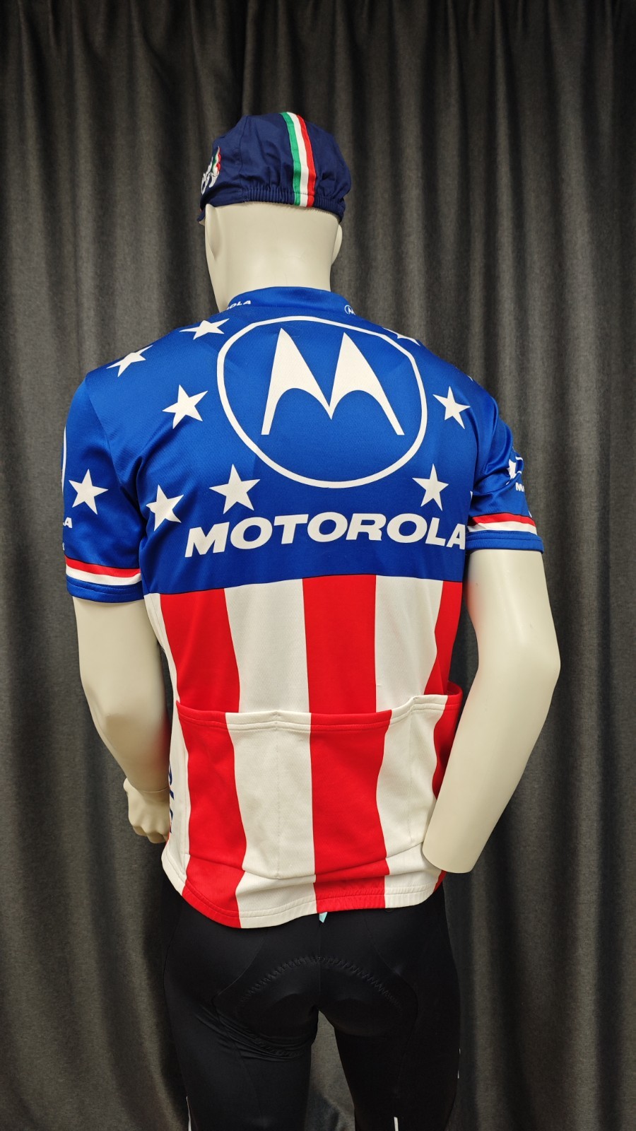 Motorola Cycling Team Vintage Jersey M Lens Armstrong USA 90s Giordana Volvo
