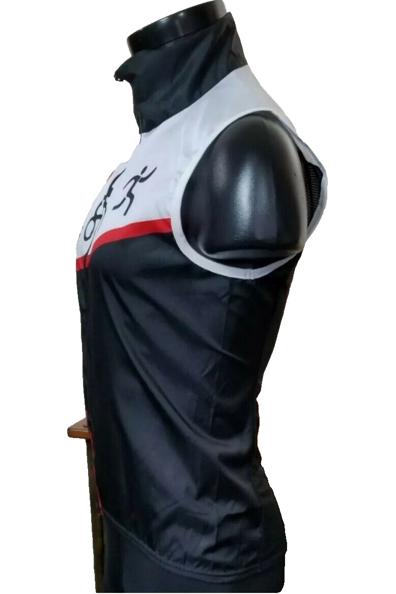 Bicycling Windstopper Vest Left Zip Sz M *Jarden Westchester Triathlon