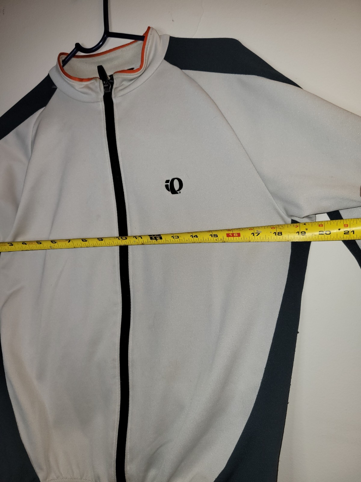 Pearl Izumi Full Zip Cycling Jersey White / Cream Long Sleeve- Men’s Small-Macau