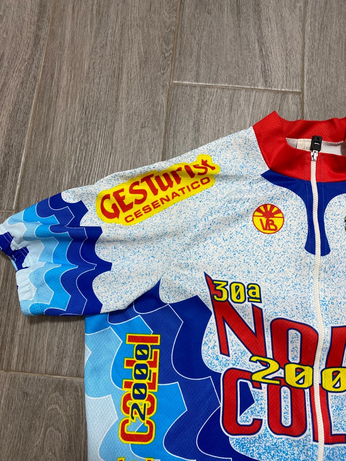 Vintage Nove Colli 2000 Cycling Jersey VB Italy Full Zip Men’s XXL