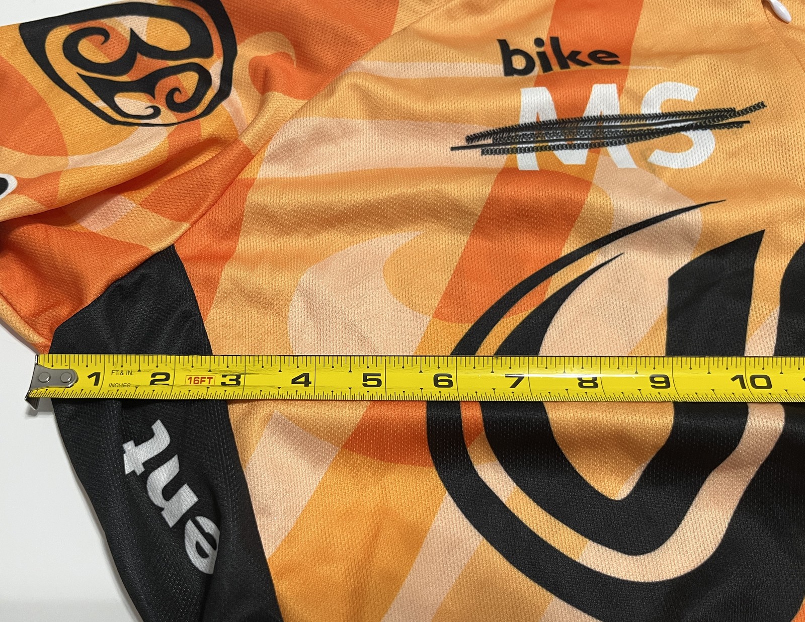 NIMBLEWEAR Bike MS Jack Daniel’s Cycling Jersey Men’s 2XL Orange Black Full Zip