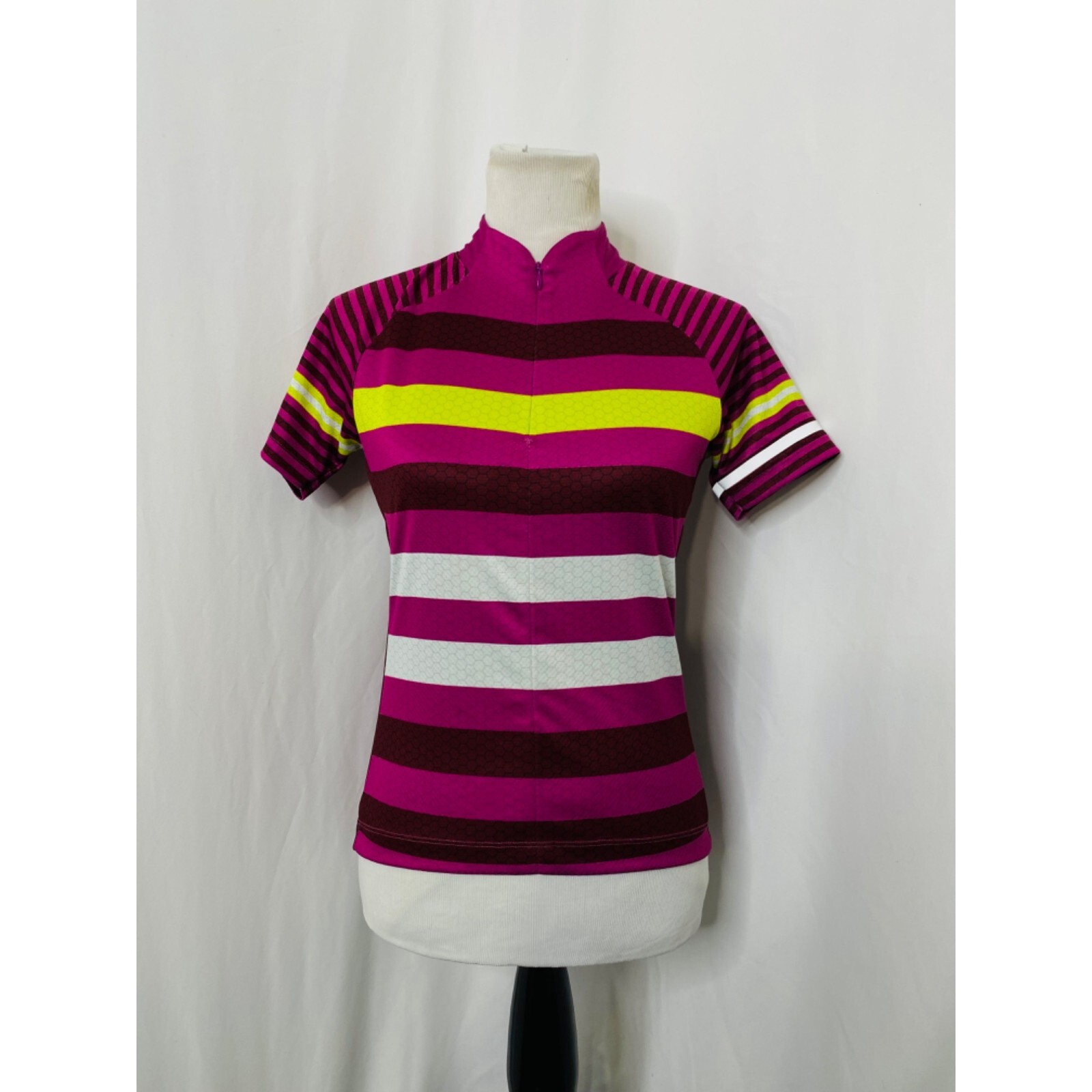 Novara Cycling Jersey Womans Small Multicolor Short Sleeve High Neck
