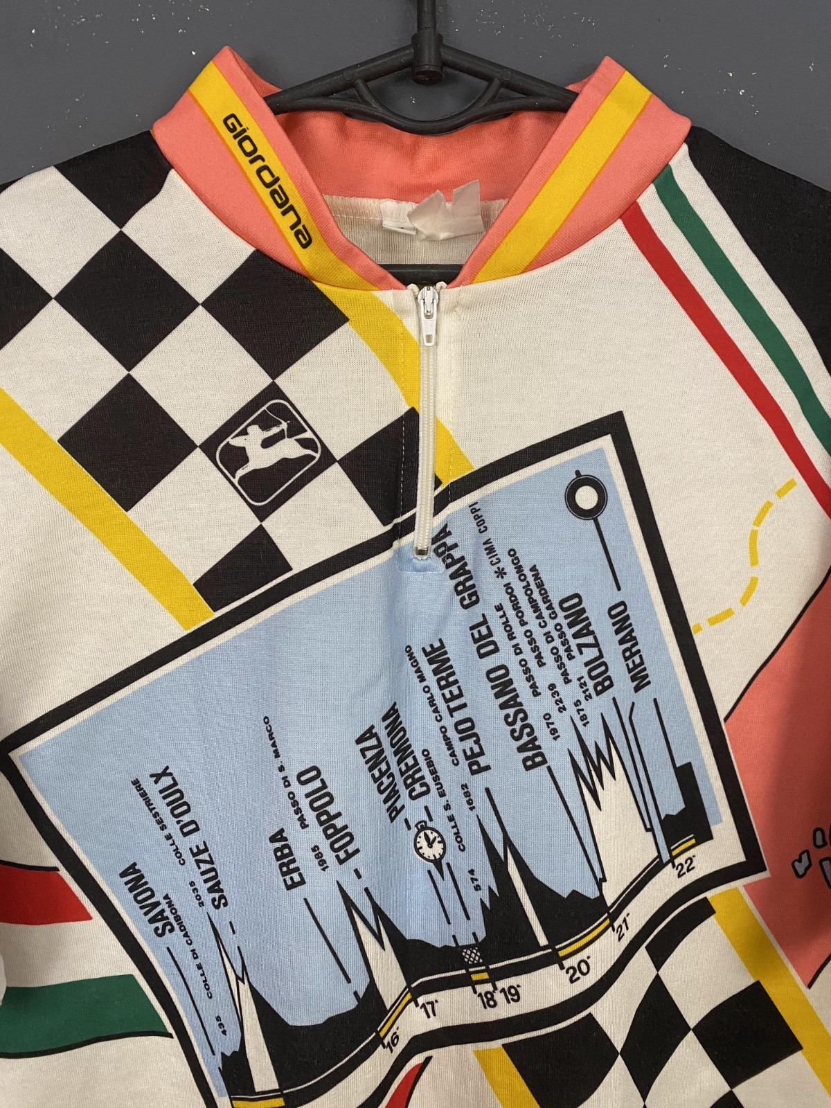 MEN’S GIORDANA ITALIA ITALY CYCLING CYCLES SHIRT JERSEY MAILLOT SIZE 3XL XXXL 7
