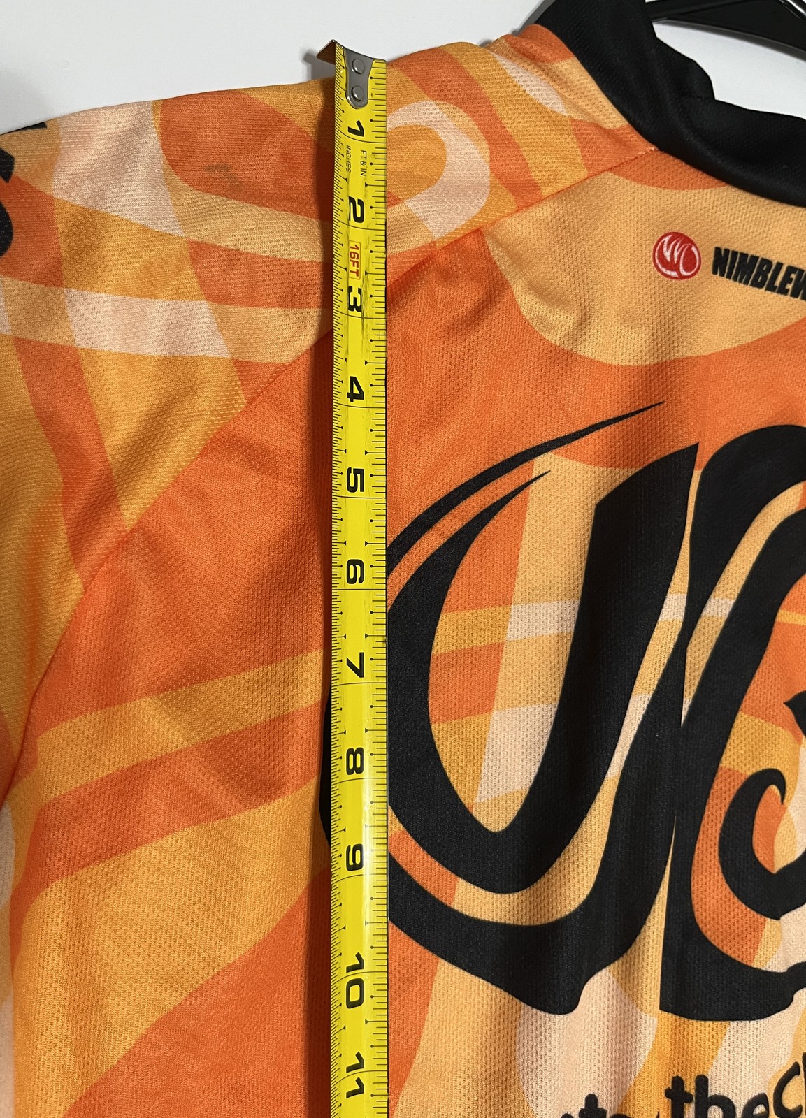 NIMBLEWEAR Bike MS Jack Daniel’s Cycling Jersey Men’s 2XL Orange Black Full Zip