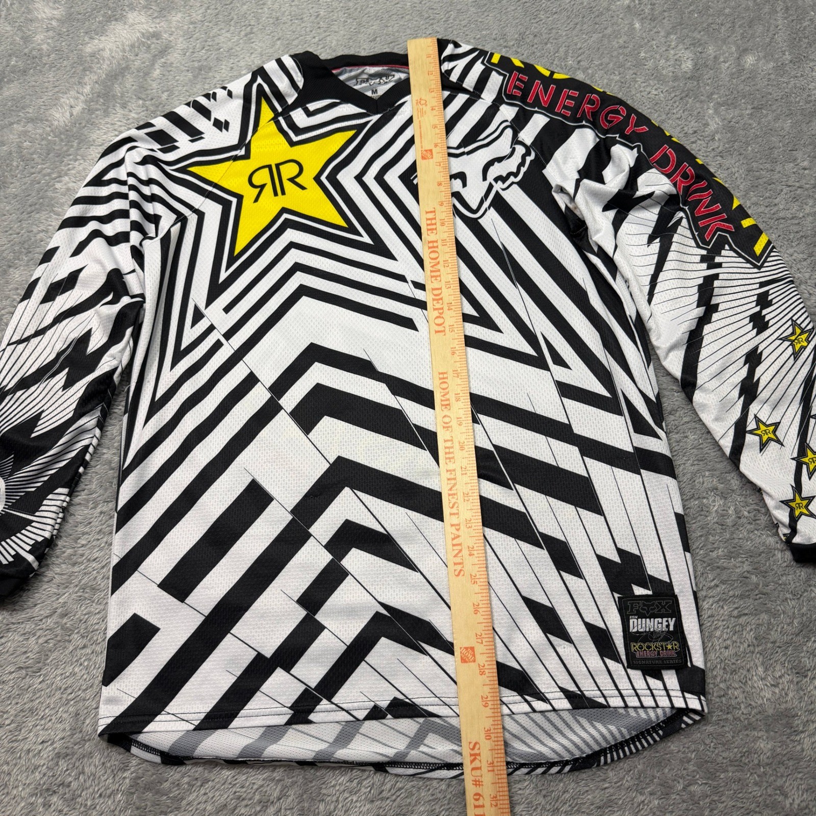 Fox Motocross Jersey Mens M Rockstar Ryan Dungey Signature Series Racing Tattoo