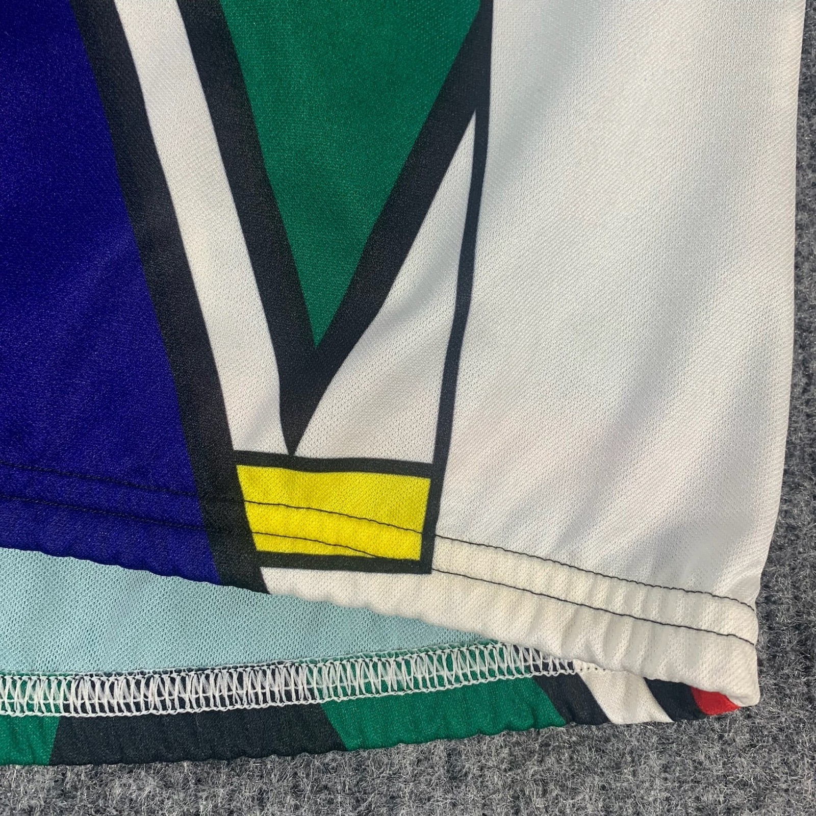 VTG Campagnola Jersey Mens 2XL White Multi Color Cycling Sportswear Retro 90s