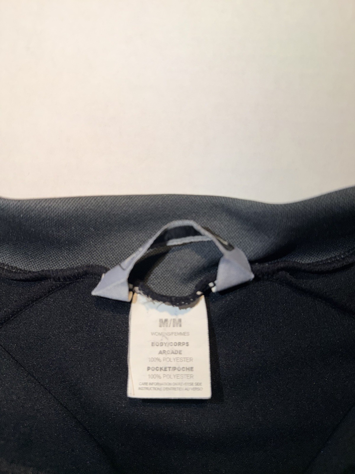 Sugoi Women’s M Long Sleeve 1/4 Zip Mock Neck Cycling Jersey Black/Gray