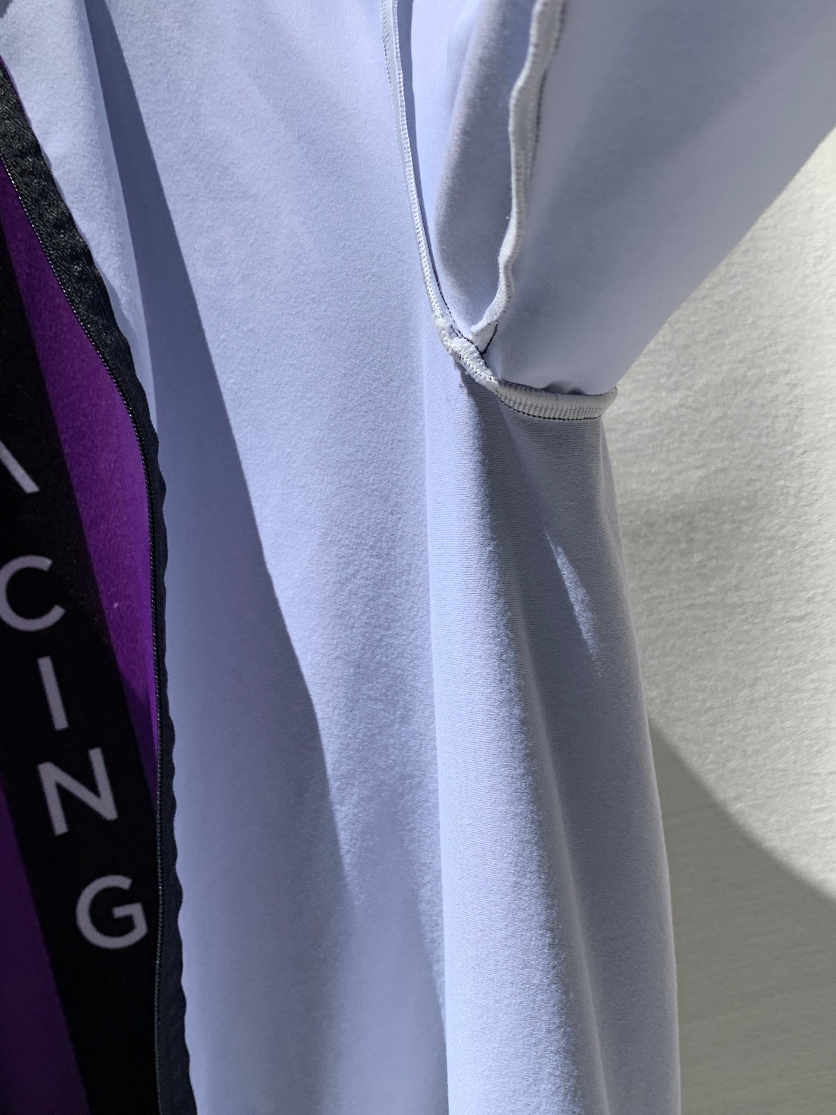 SPAERO APR Racing Team Cycling Jersey Mens XL Purple Black Full Zip Pockets