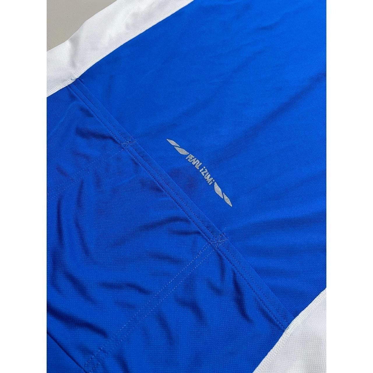 Pearl Izumi Cycling Jersey Men Medium Blue SELECT Series Short Sleeve 0706